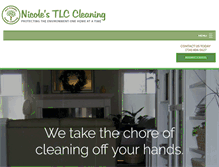 Tablet Screenshot of nicolestlccleaning.com